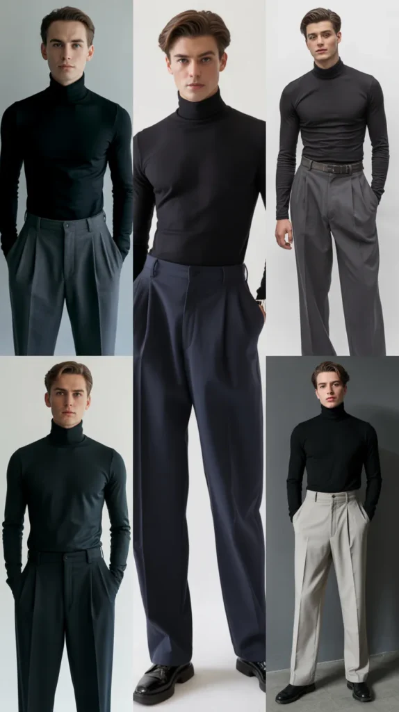 Turtleneck Minimalist Outfit