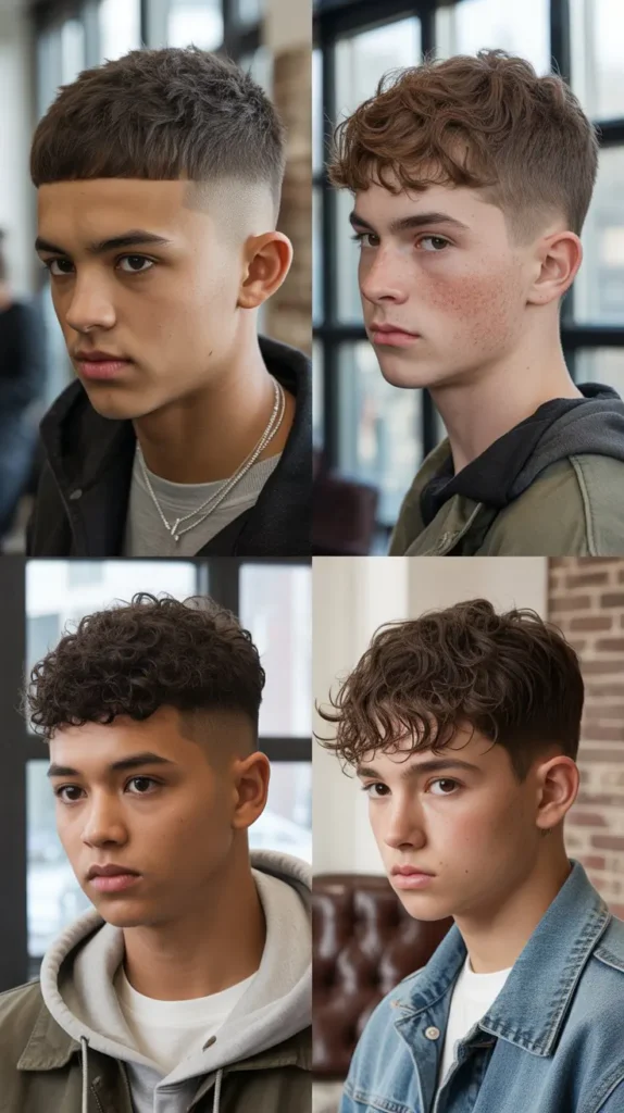 Textured Crop Haircut