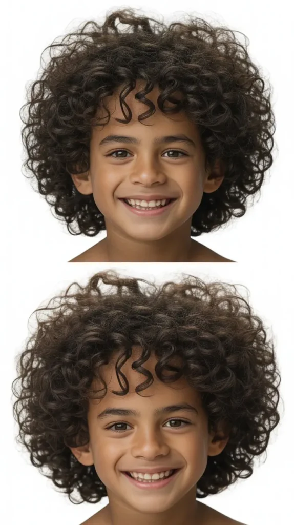 4. The Textured Curly Lion's Mane