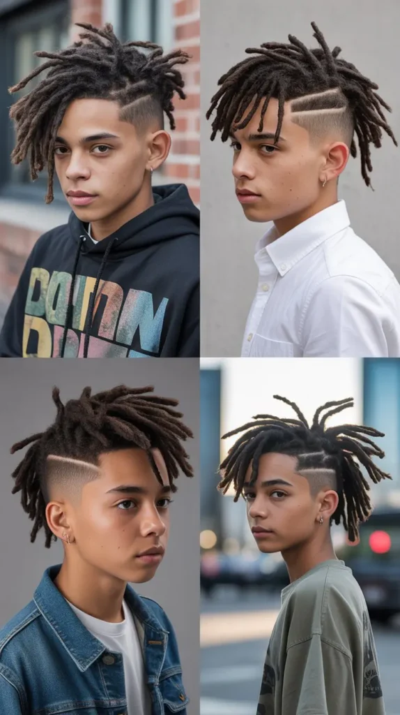 Short Dreadlocks Fade