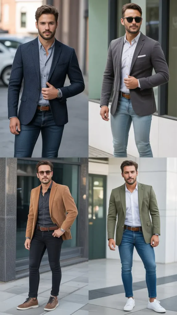 Casual Blazer With Jeans