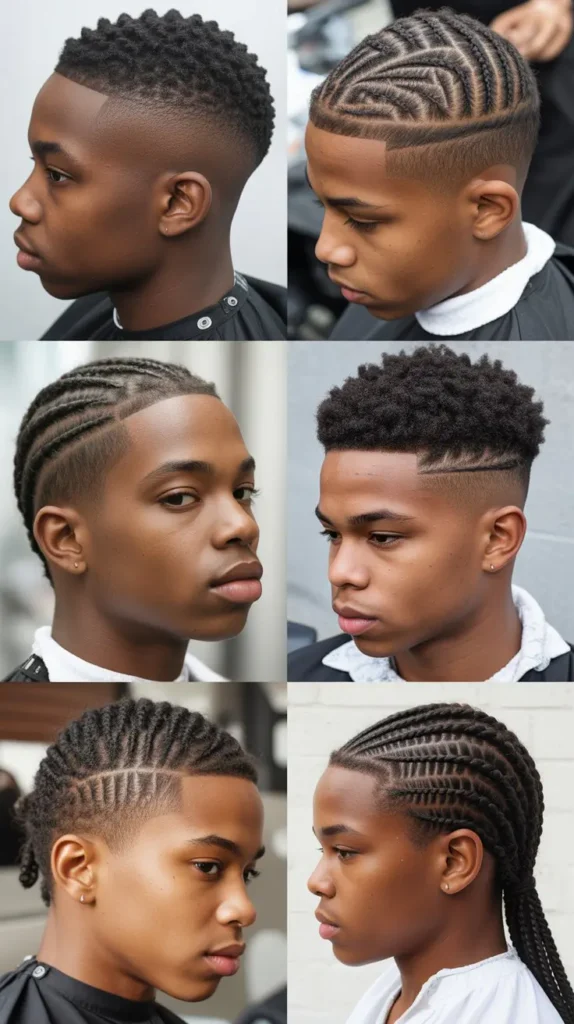 Fade with Braided Top