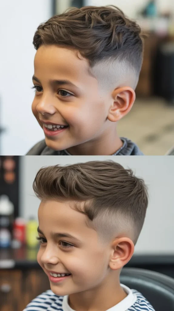 8. The Clean Fade with Blended Top