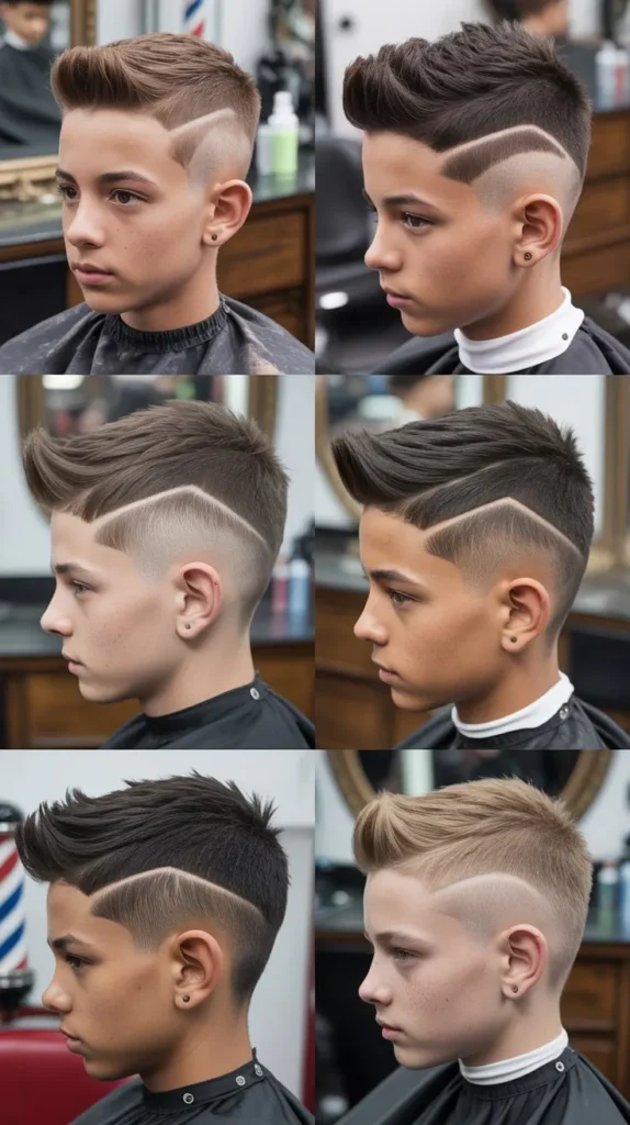 Burst Fade Mohawk