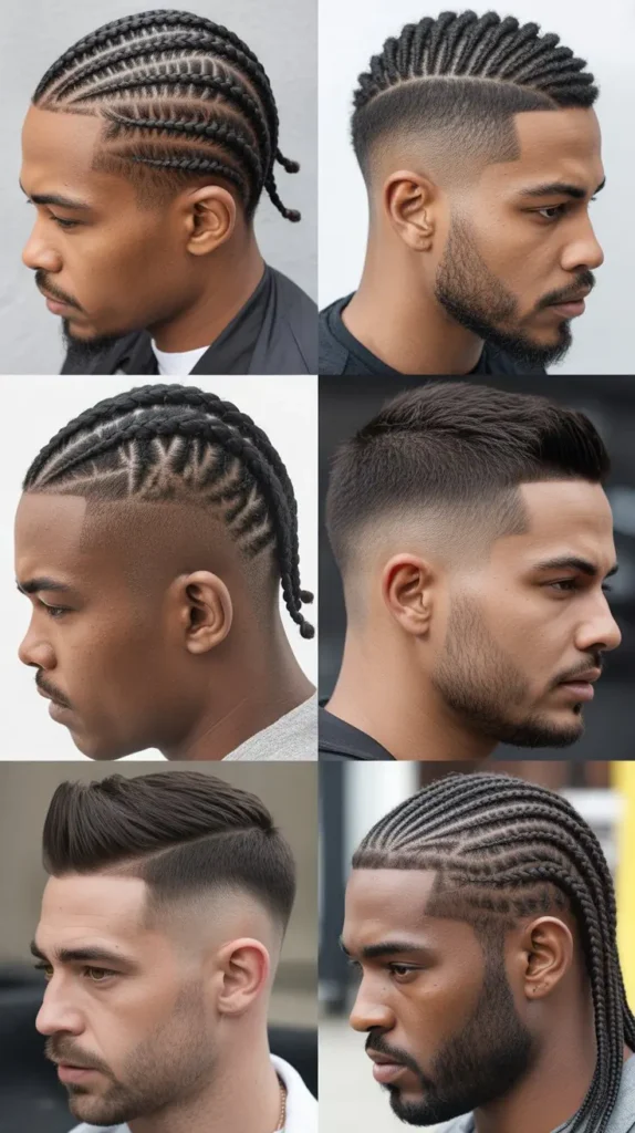  Mohawk Cornrow Fade