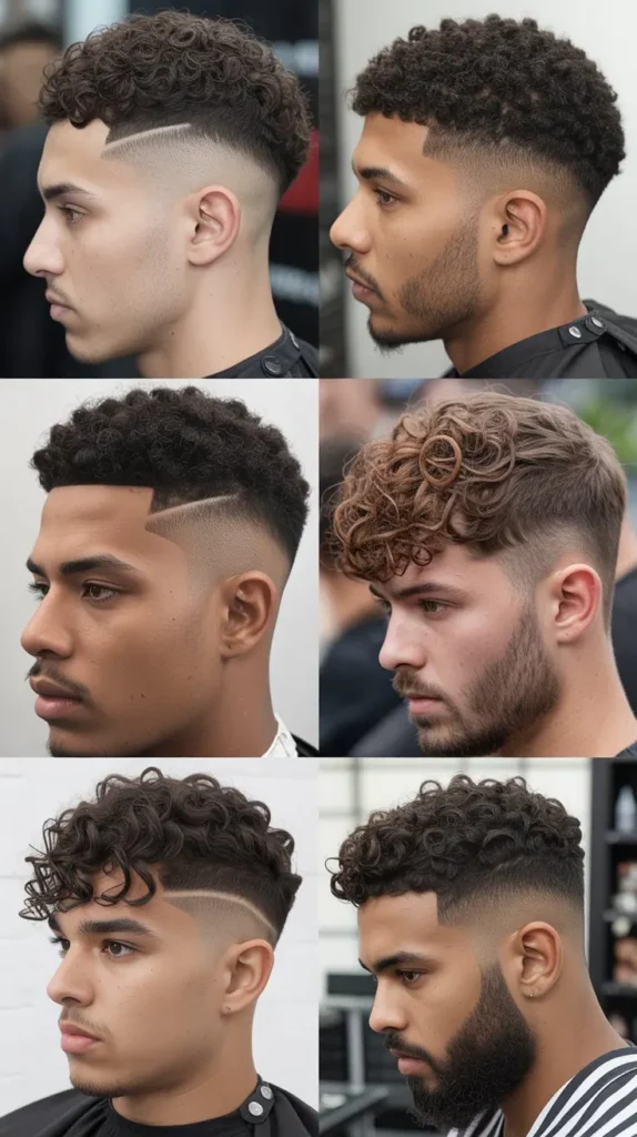 Curly Skin Fade