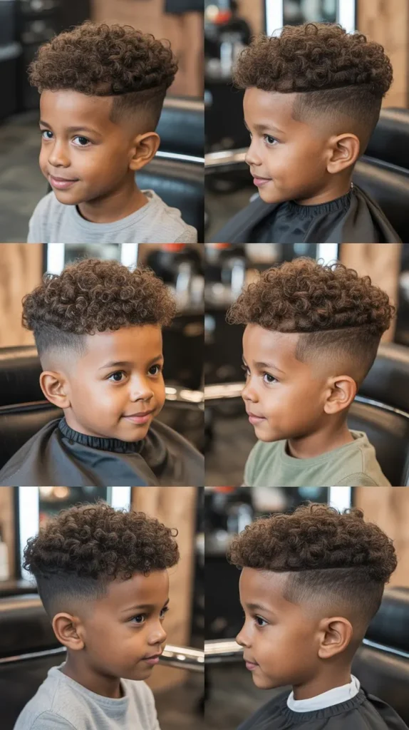 Curly Fade Haircut