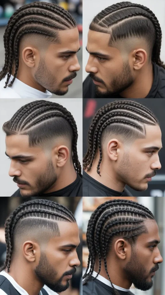 High Fade Cornrows