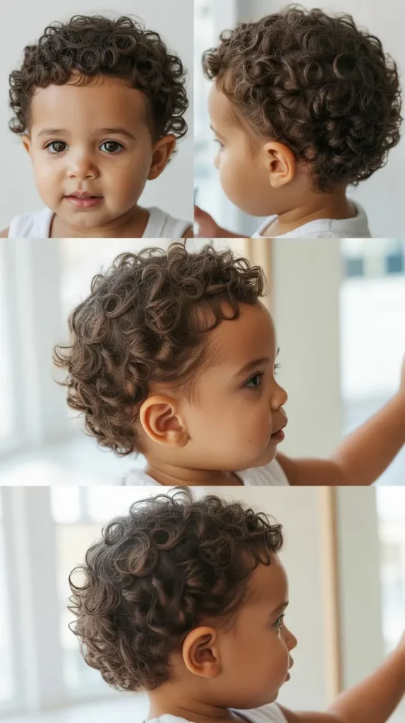 5. Short Tight Curls Trim