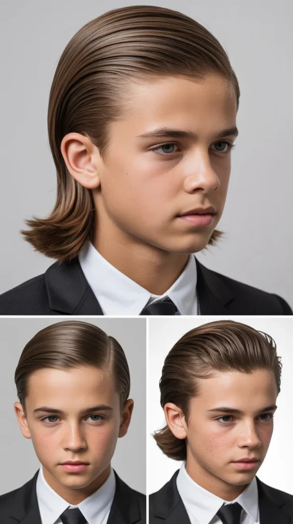 Long Slick Back Style