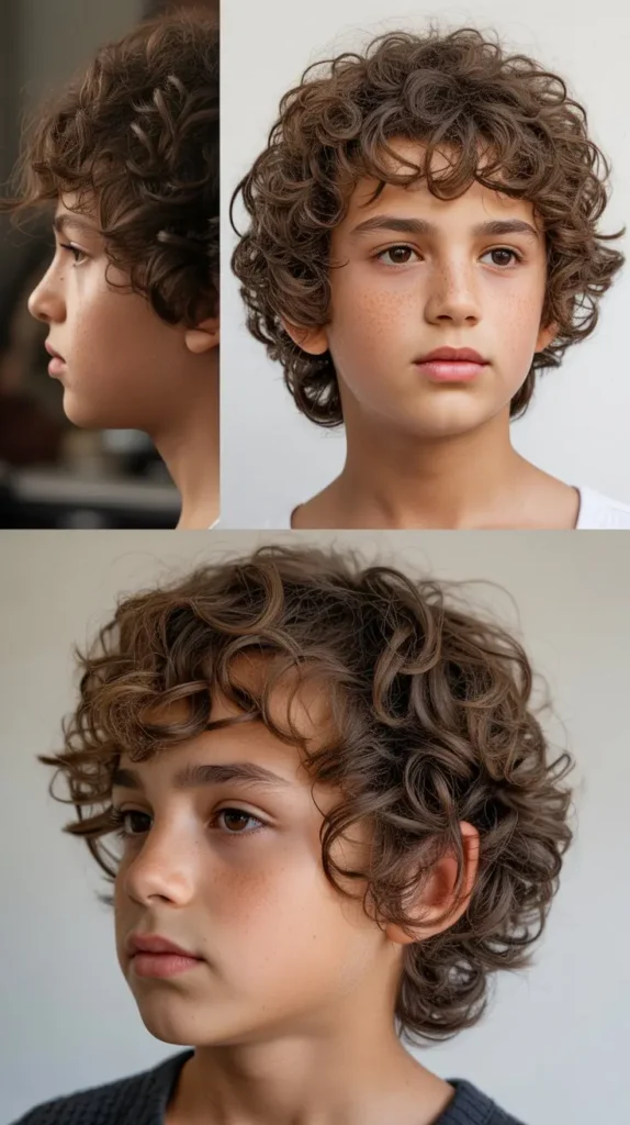 Curly Shag Cut