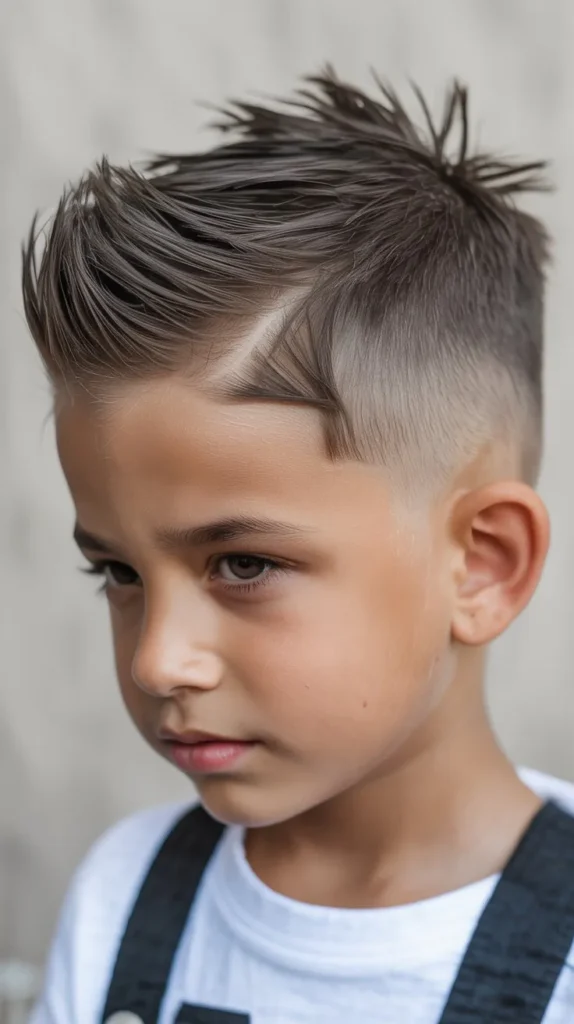 22 Trendy Kids Fade Haircut Boy Faux Hawk