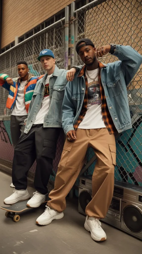 28 Cool 90s Men Streetwear Outfits